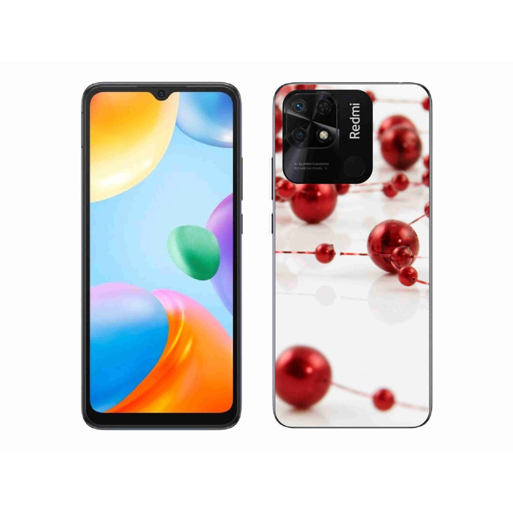 Gél borítás mmCase a Xiaomi Redmi 10C-hez - karácsonyi lánc