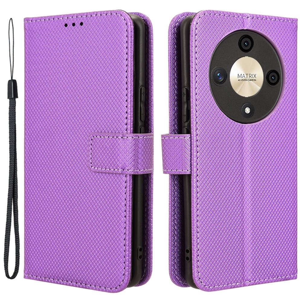 Csuklós könyv tok Honor Magic 6 Lite 5G - lila