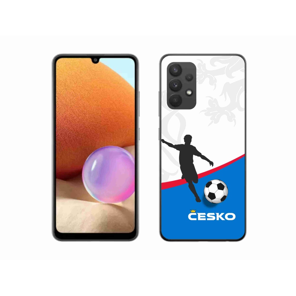 Gél borítás mmCase Samsung Galaxy A32 4G - futball Csehország 1