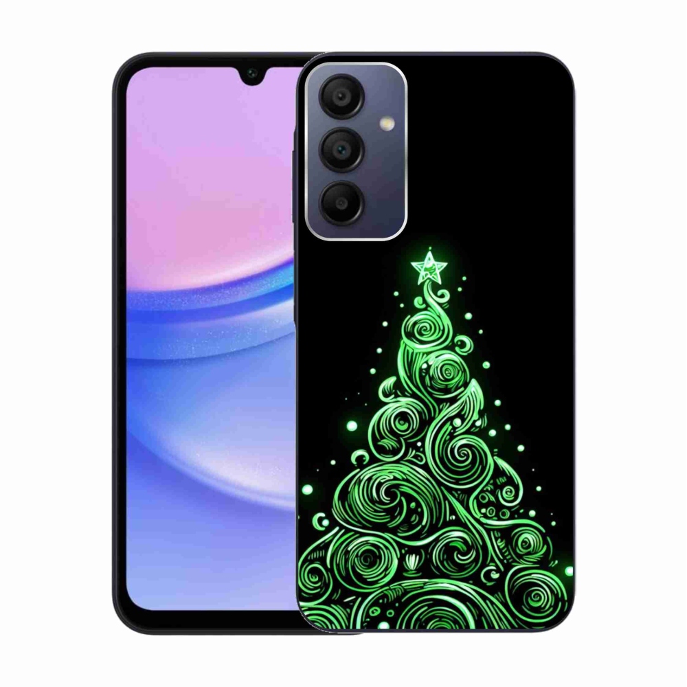 Gél borítás mmCase Samsung Galaxy A15 4G/5G - neon karácsonyfa 3
