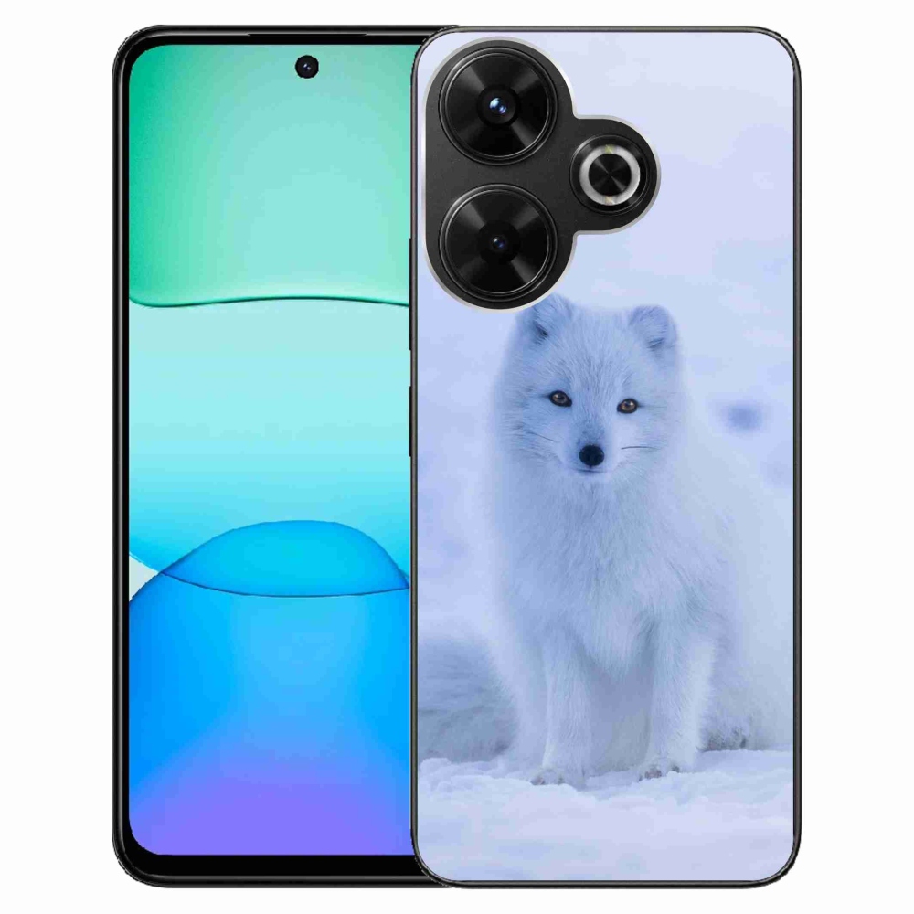 Gél borítás mmCase a Xiaomi Redmi 13 4G/Poco M6 4G számára - polár róka
