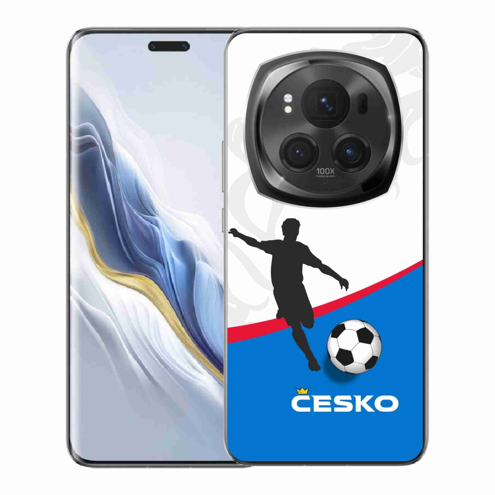 Gél borítás mmCase a Honor Magic 6 Pro 5G készülékhez - futball Csehország 1