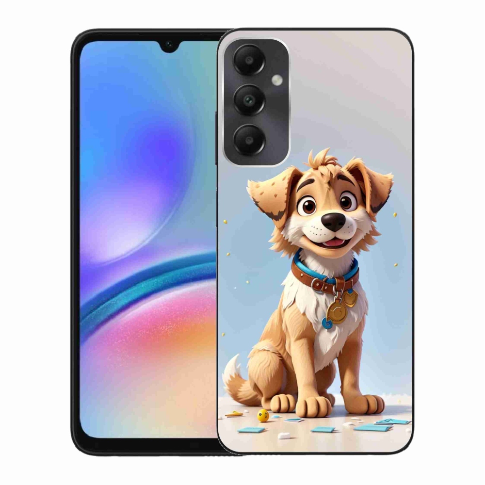 Gél borítás mmCase Samsung Galaxy A05s készülékhez - rajzfilm kiskutya