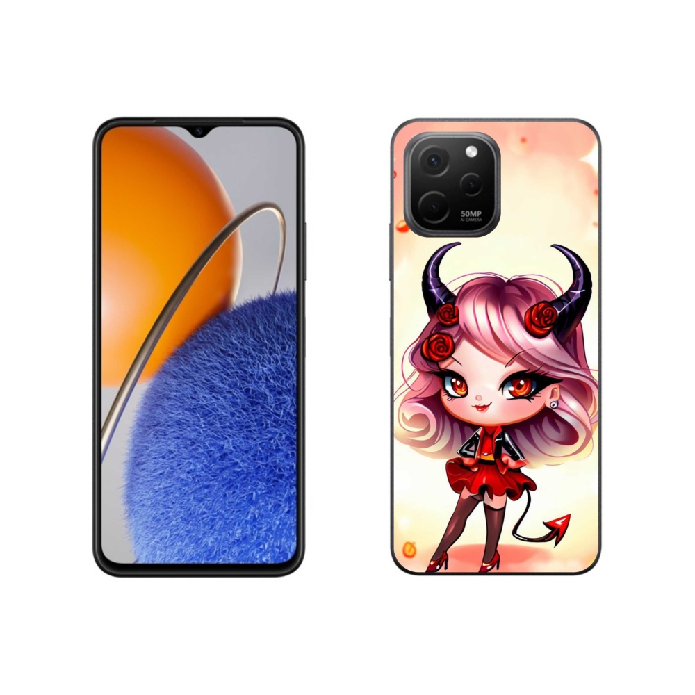 Gél borító mmCase a Huawei Nova Y61 készülékhez - rajzfilm ördög