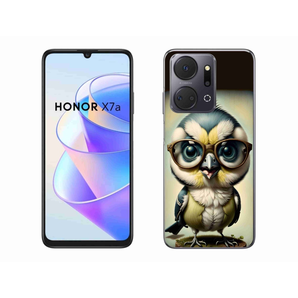 Zselés borítás mmCase a Honor X7a - cub szemüveggel