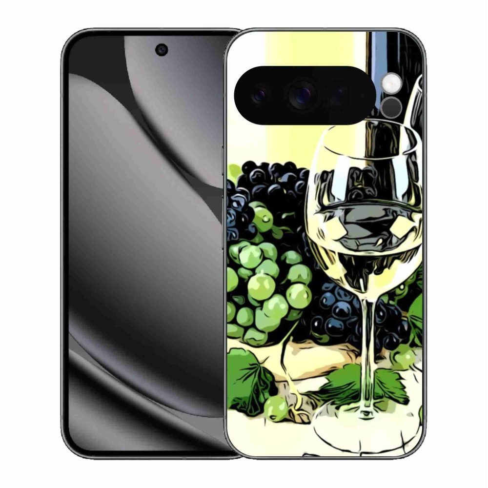 Gél borítás mmCase a Google Pixel 10 Pro XL számára - pohár bor