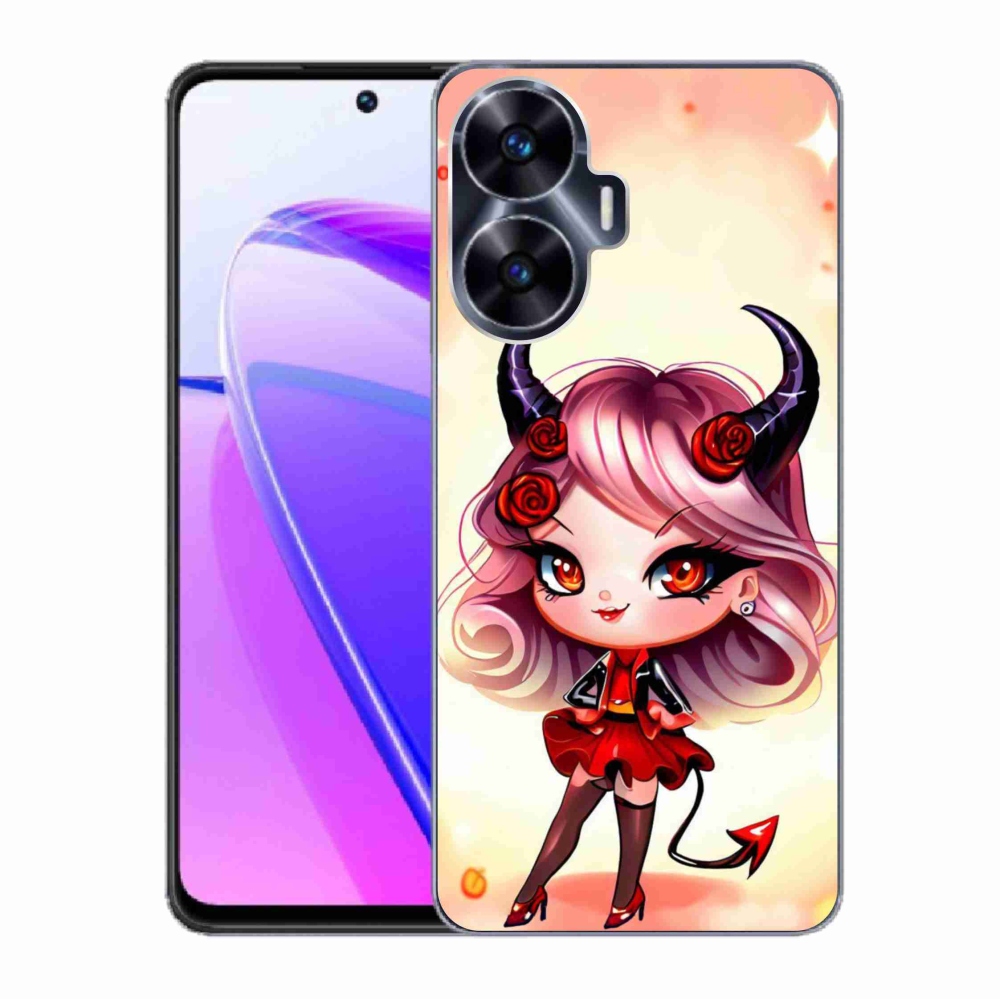 Gél borító mmCase a Realme C55 készülékhez - rajzfilmördög