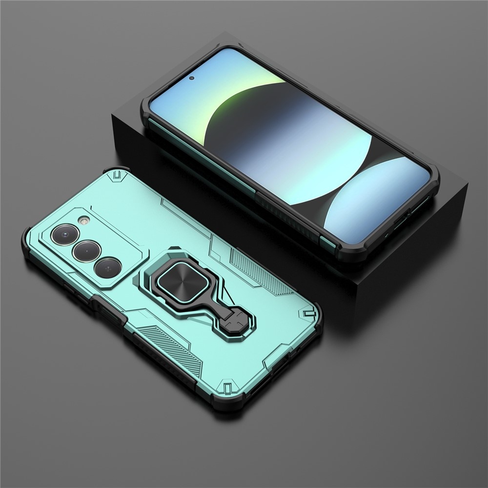 Gyűrűálló borítás a Xiaomi Redmi 15 5G (169mm) készülékhez - zöld