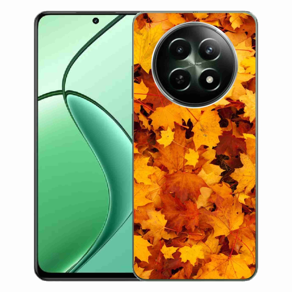 Zselés borítás mmCase a Realme 12 5G/12x 5G készülékhez - juharlevelek