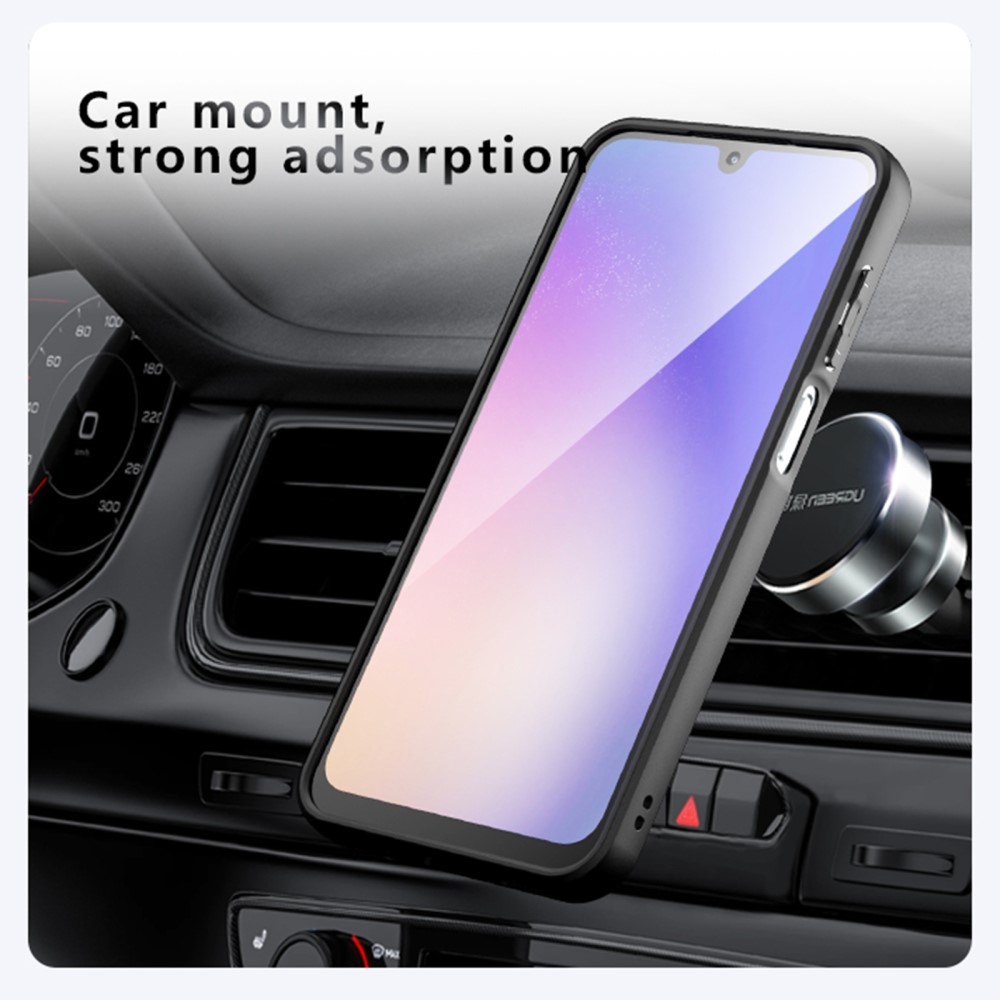 Matta zselés tok MagSafe-val a Samsung Galaxy A16 4G/5G készülékhez - fekete