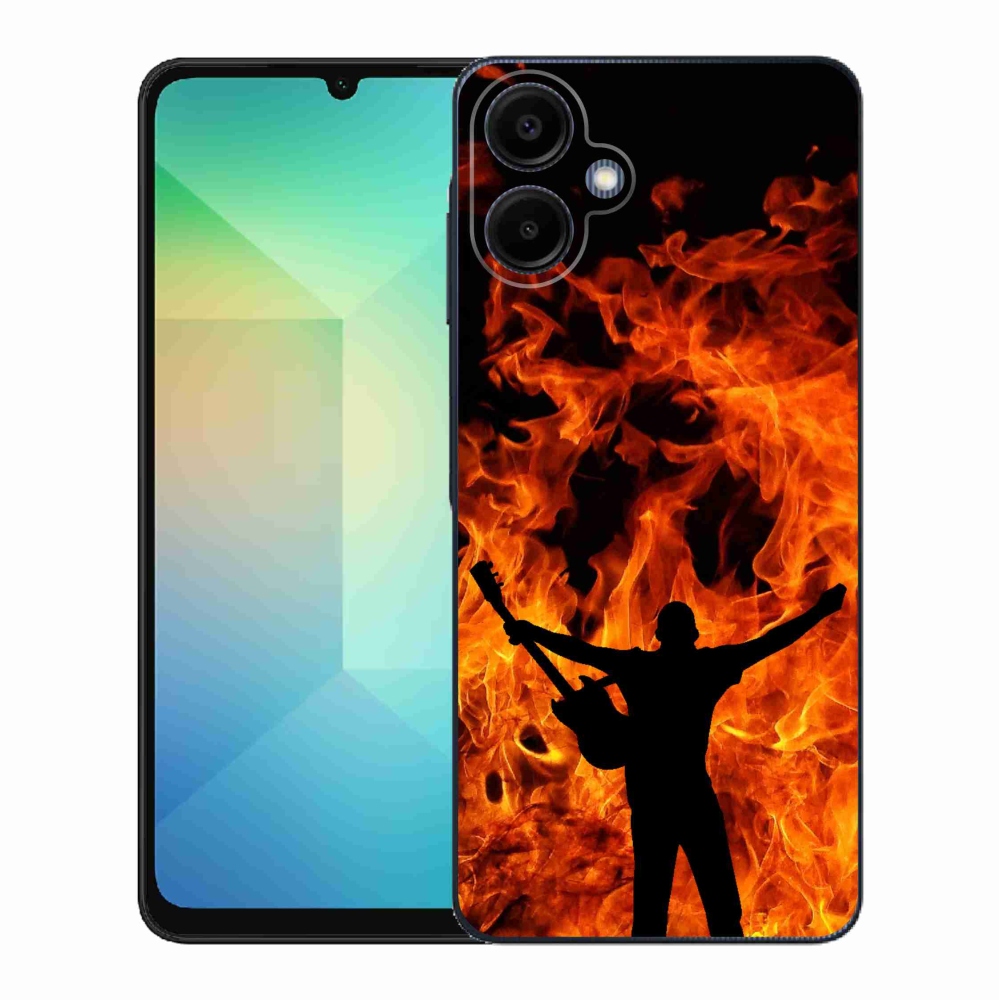 Gél borító mmCase a Samsung Galaxy A06 4G - zenész és tűz