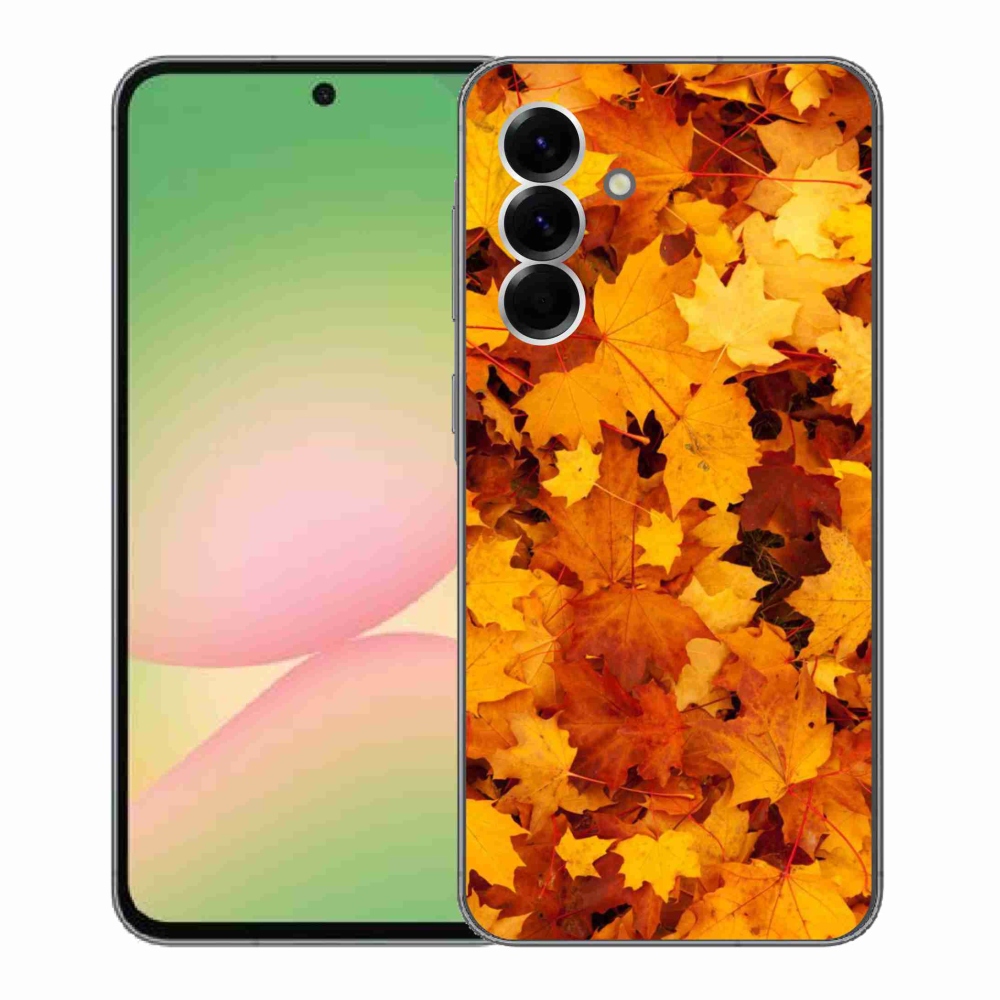 Gél borítás mmCase Samsung Galaxy A56 5G - juharlevelek - Samsung Galaxy A56 5G - Juharlevelek