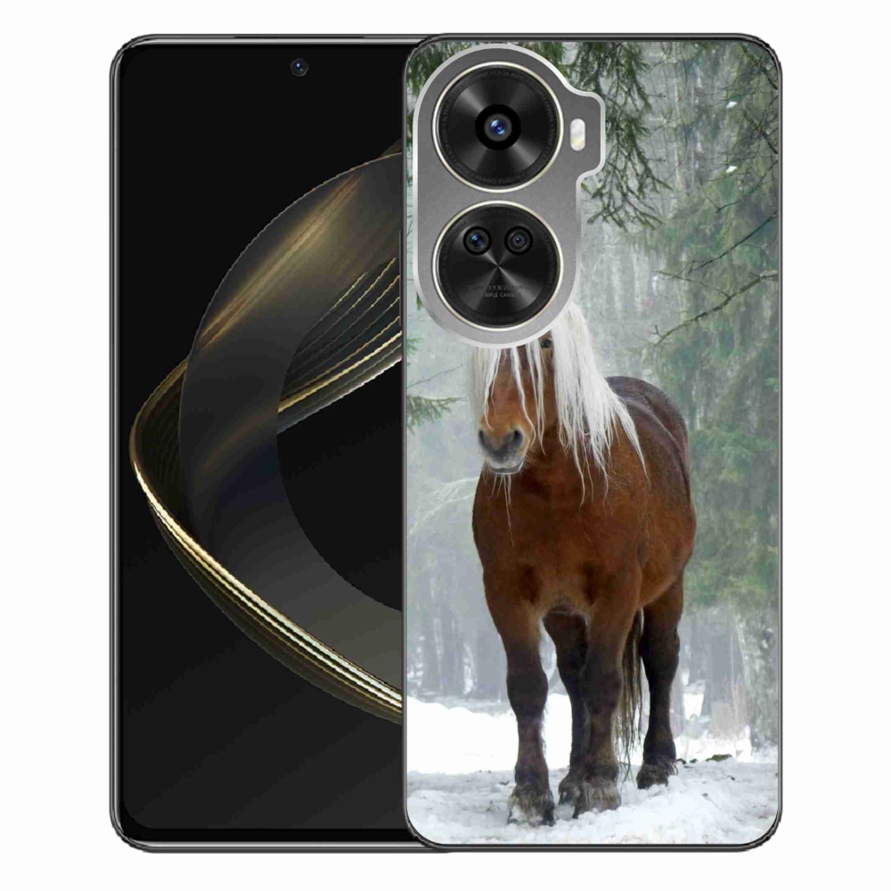 Gél tok mmCase a Huawei Nova 12 SE számára - ló az erdőben