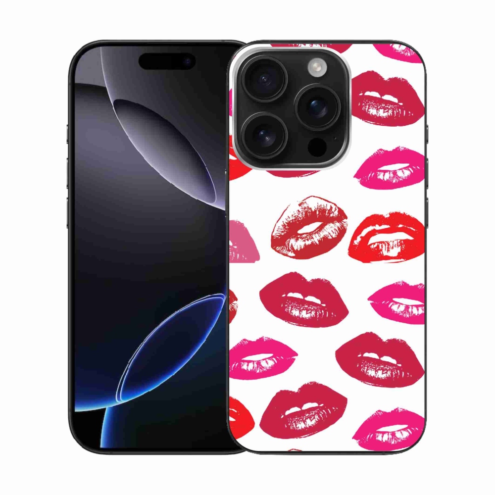 Zselés borítás mmCase iPhone 16 Pro készülékhez - ajkak