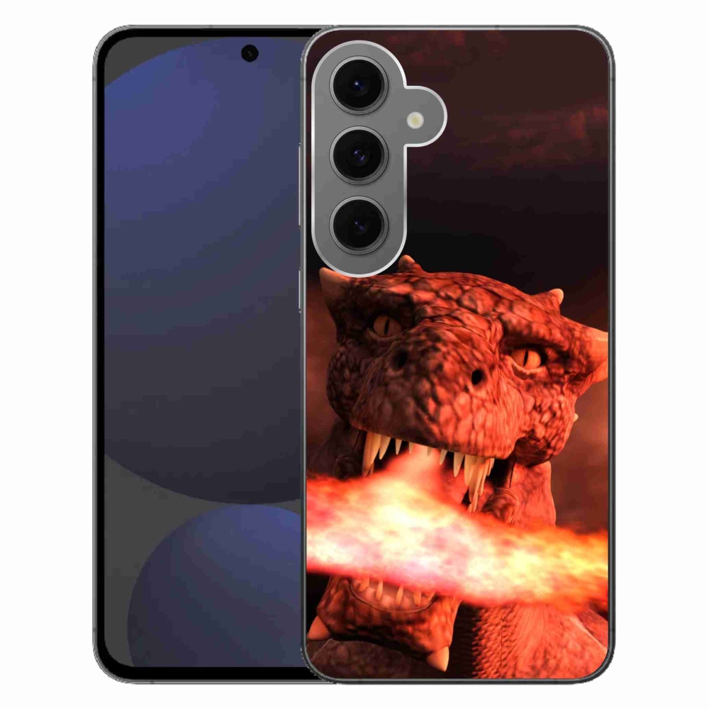 Zselés borítás mmCase Samsung Galaxy S24 FE - sárkány