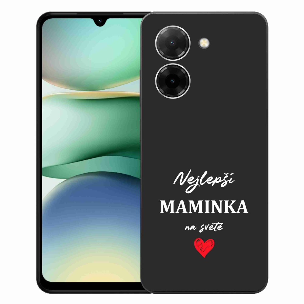 Gél borító mmCase a Xiaomi Redmi A5 (171.7x77.8x8.3mm) - legjobb anya 1 fekete háttérrel