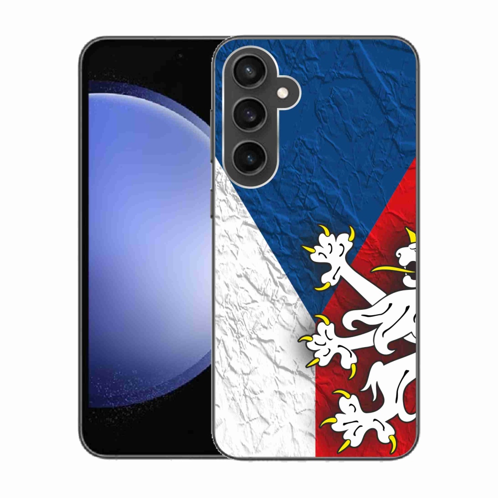 Gél védőhuzat mmCase Samsung Galaxy S23 FE - cseh zászló 1