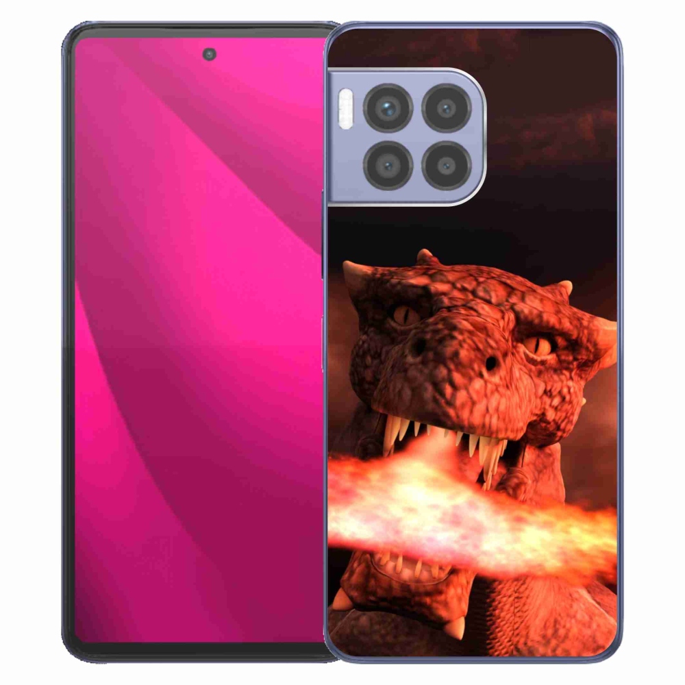 Zselés borítás mmCase a T-Mobile T Phone 2 Pro készülékhez - sárkány színű