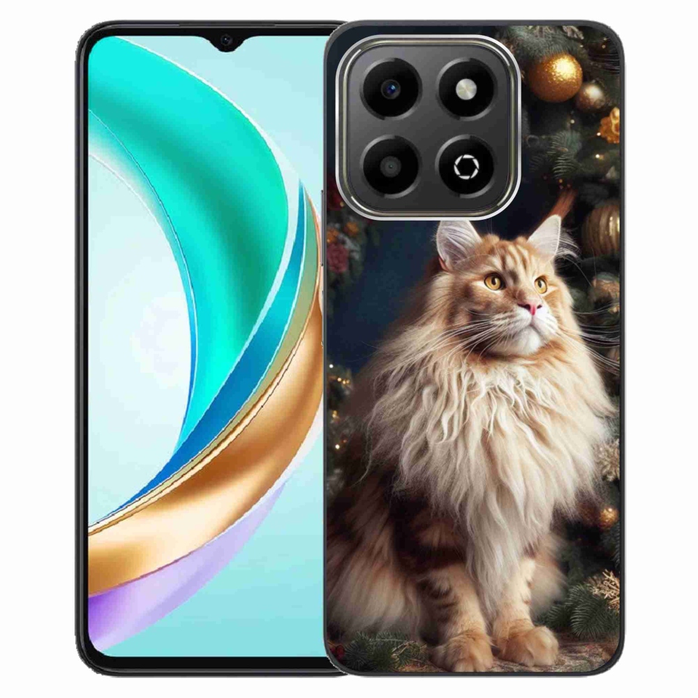 Zselés borítás mmCase a Honor X6b készülékhez - macska a fánál