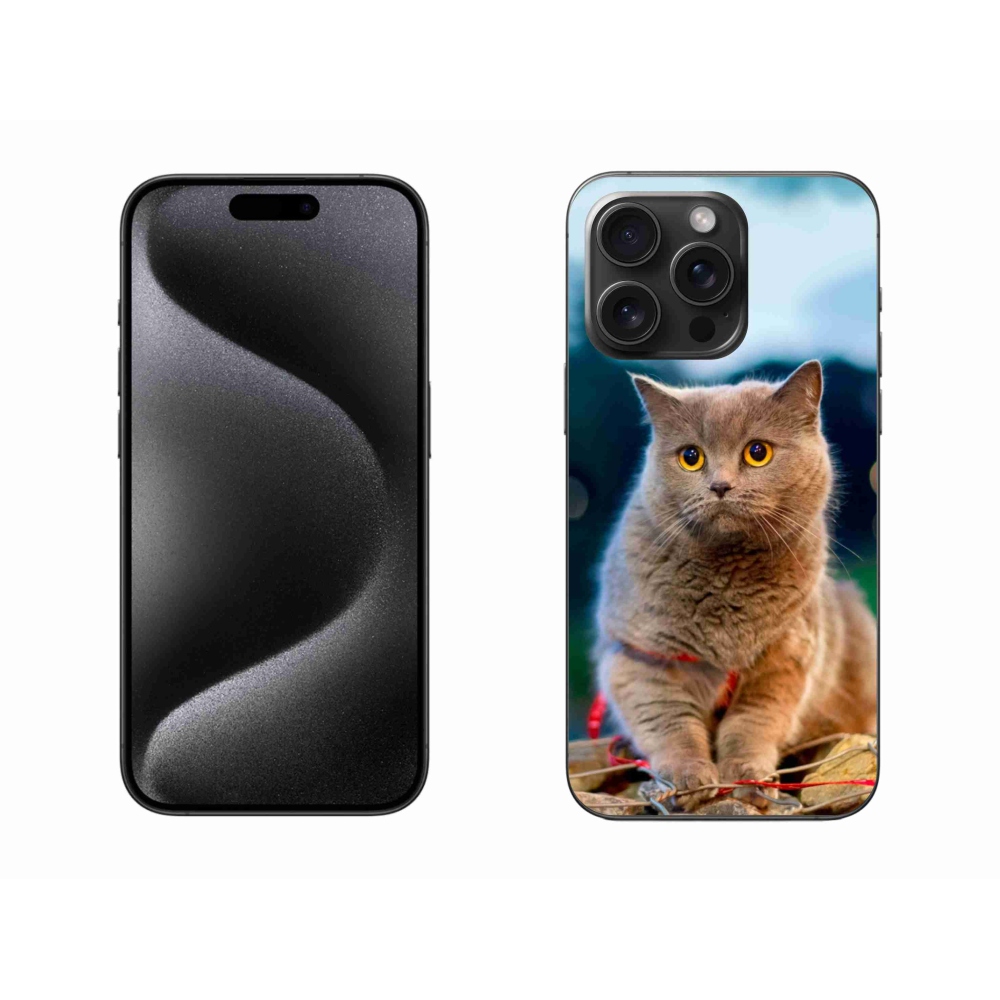 Gél védőburkolat mmCase iPhone 15 Pro Max készülékhez - Brit kék 2