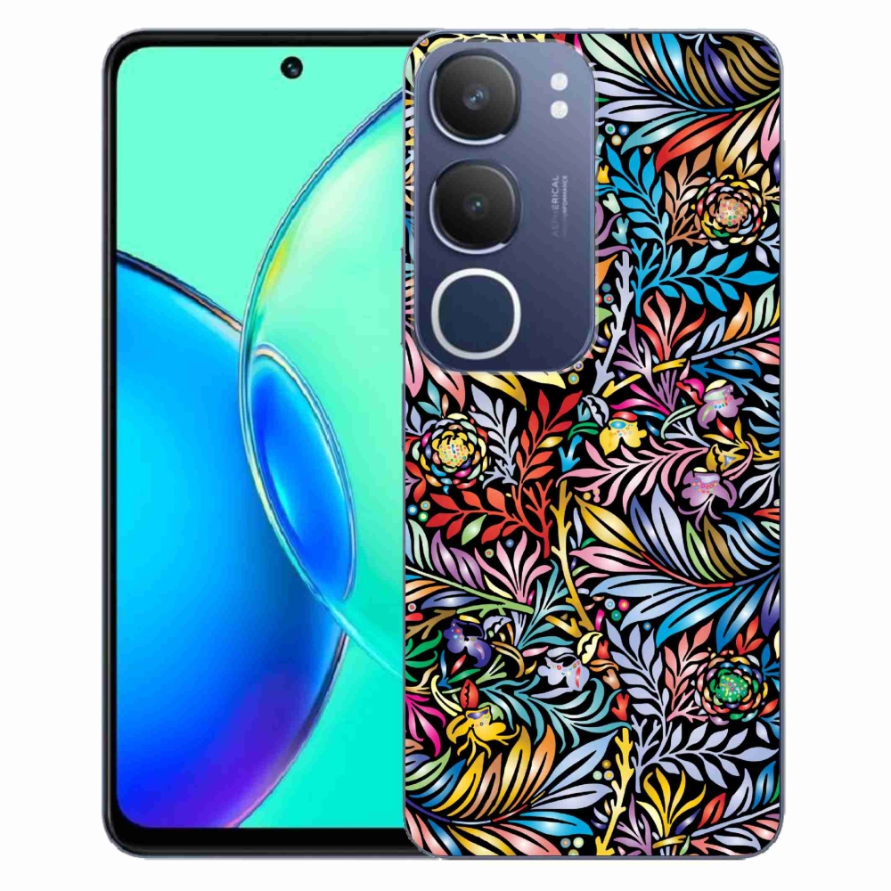 Gél borító mmCase a Vivo Y19s készülékhez - virágok 5