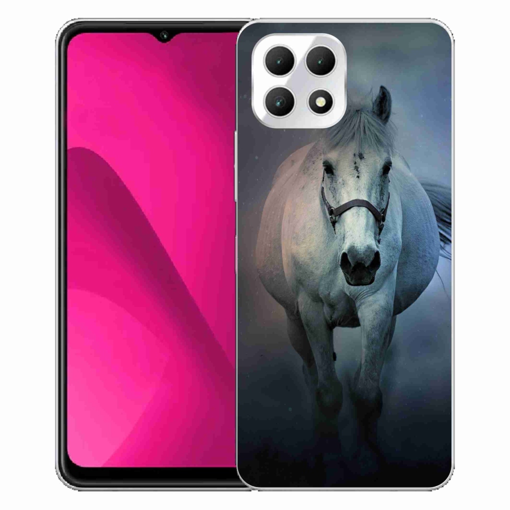 Zselés borítás mmCase a T-Mobile T Phone 2 készülékhez - futó fehér ló