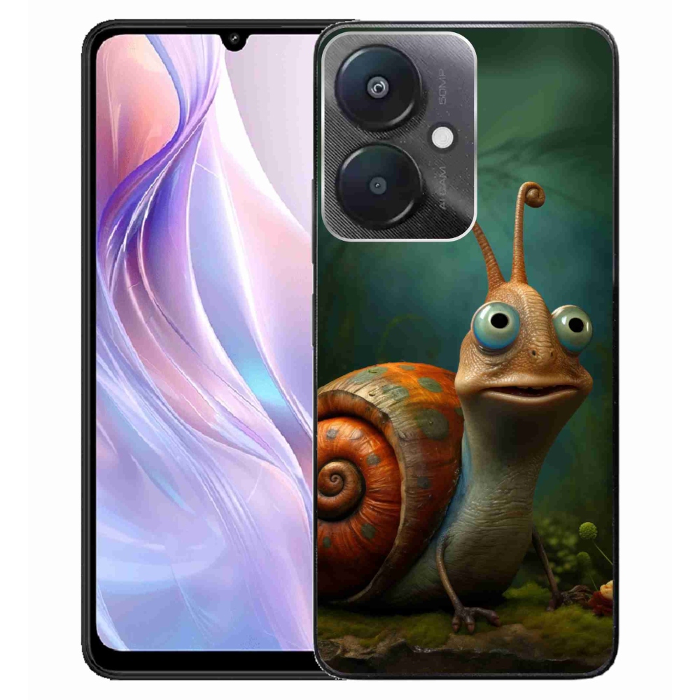 Gél borítás mmCase a Xiaomi Redmi 13C 5G-hez - csiga