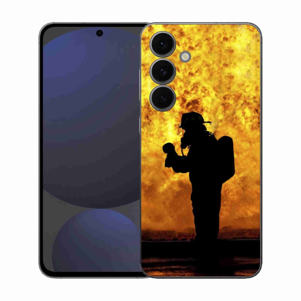 Gél borítás mmCase Samsung Galaxy S25 FE - tűzoltóhoz