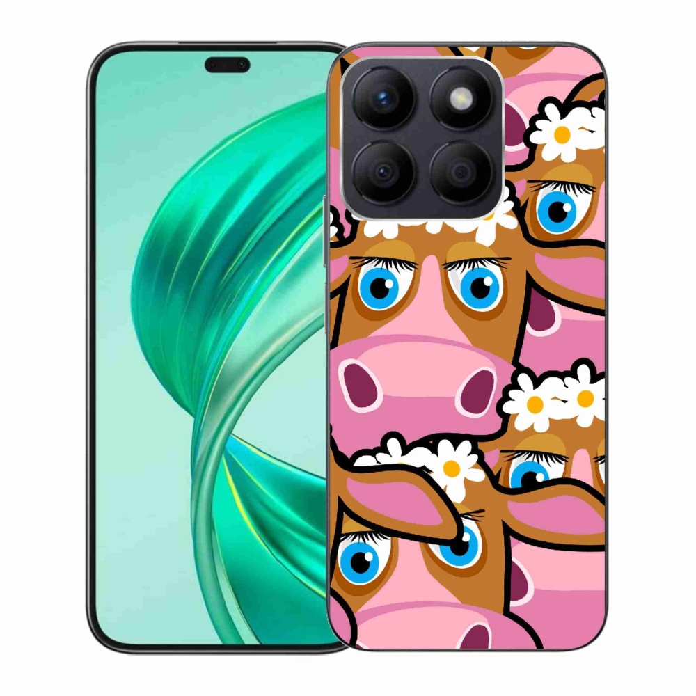 Zselés borítás mmCase a Honor X8b készülékhez - karikatúrás tehenek