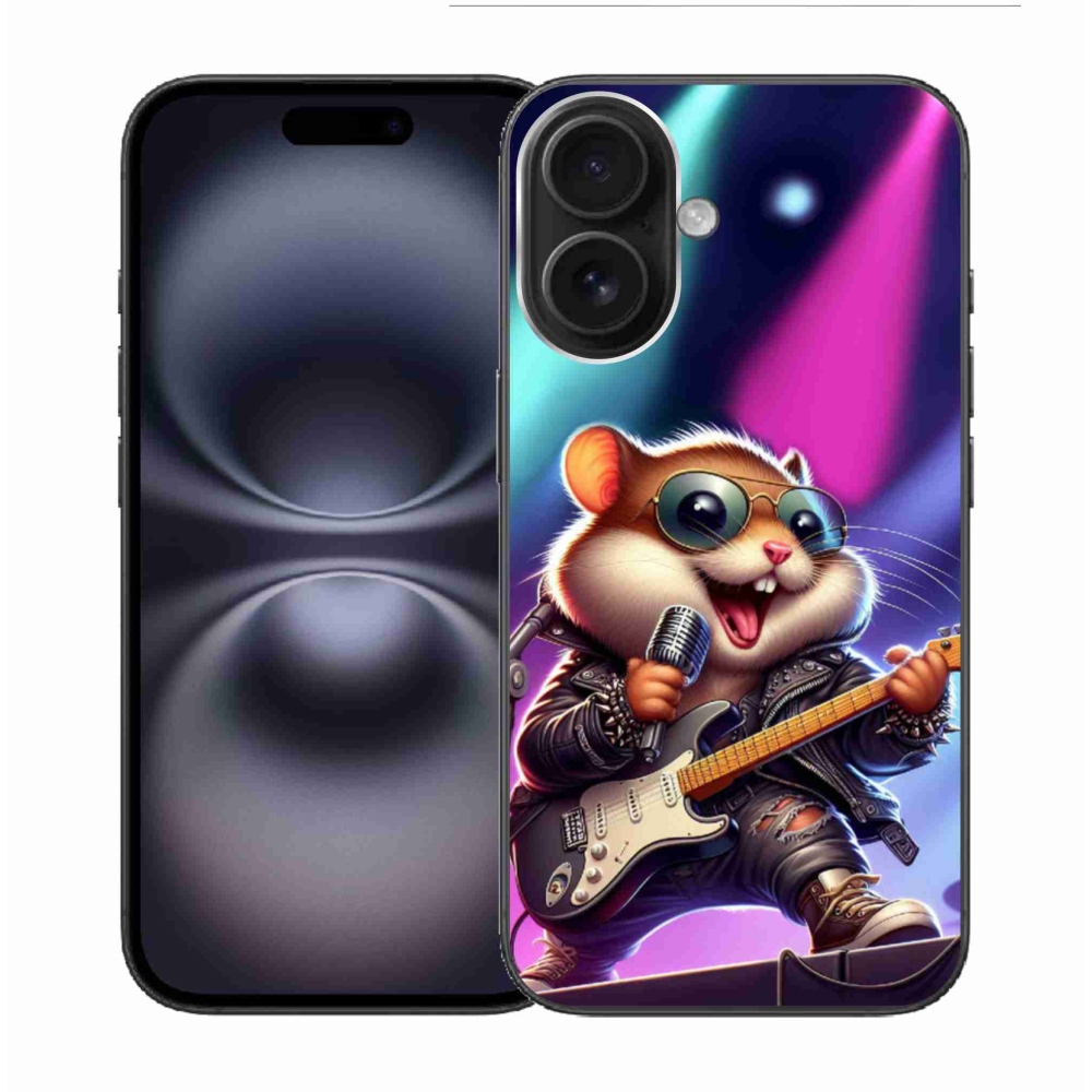 Gél borítás mmCase iPhone 16-hoz - hörcsög rocker