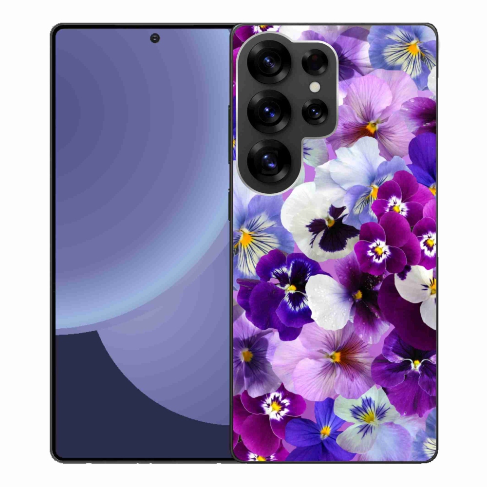 Gél borító mmCase Samsung Galaxy S25 Ultra - virágok 9