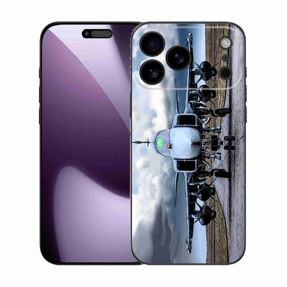 Gél borítás mmCase iPhone 17 Pro Max készülékhez - katonai repülőgépek