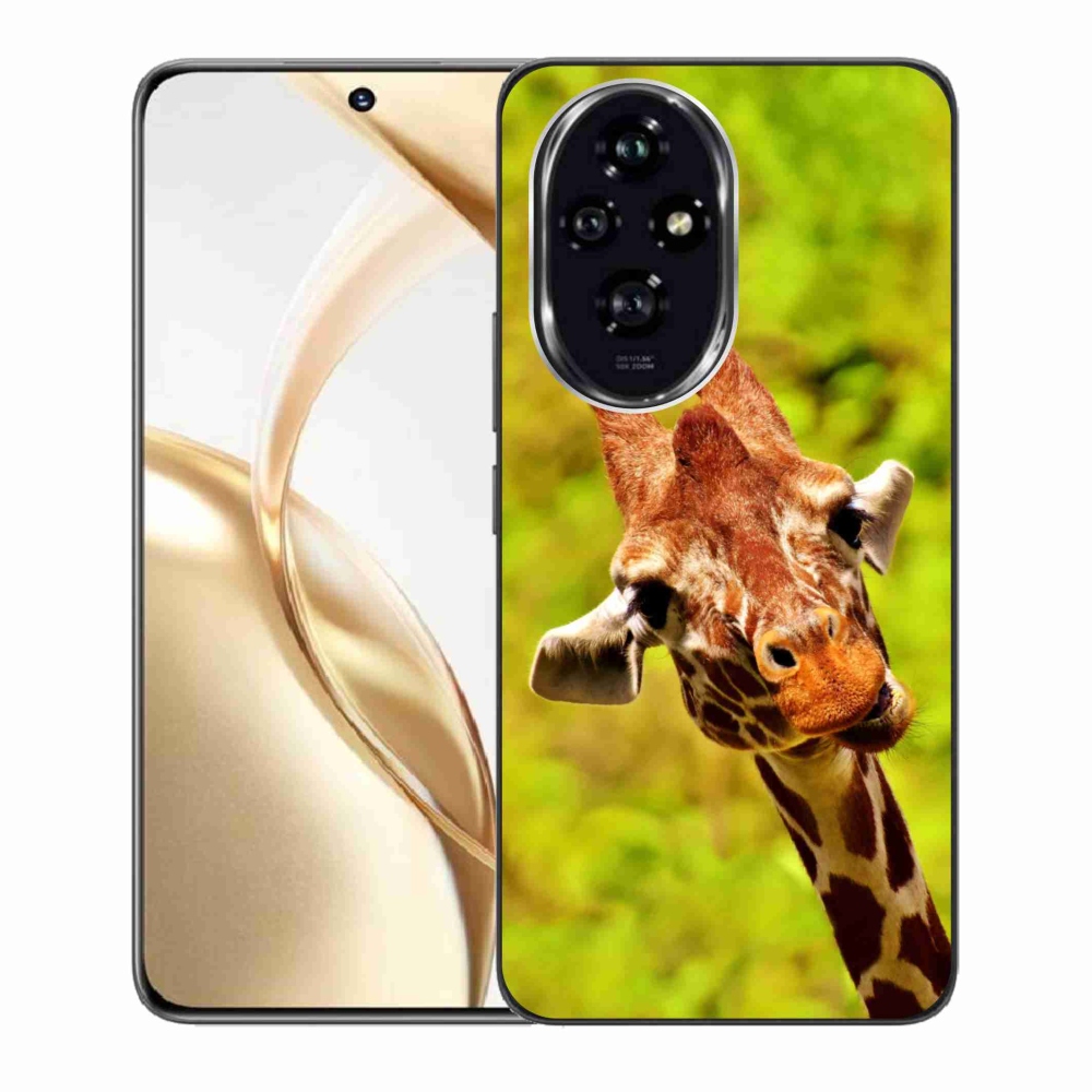 Zselés borító mmCase a Honor 200 5G készülékhez - zsiráf