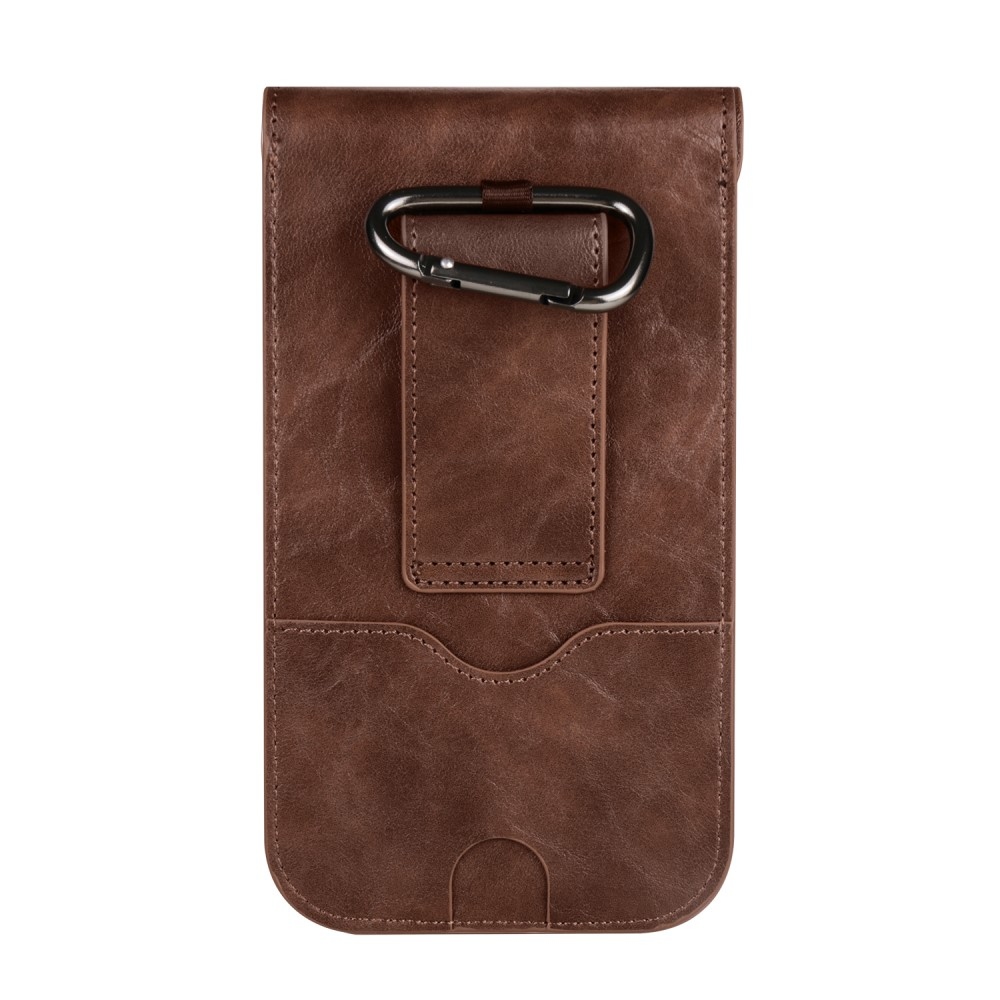 Univerzális övtáska 6,7 hüvelykig terjedő telefonokhoz - barna színű
