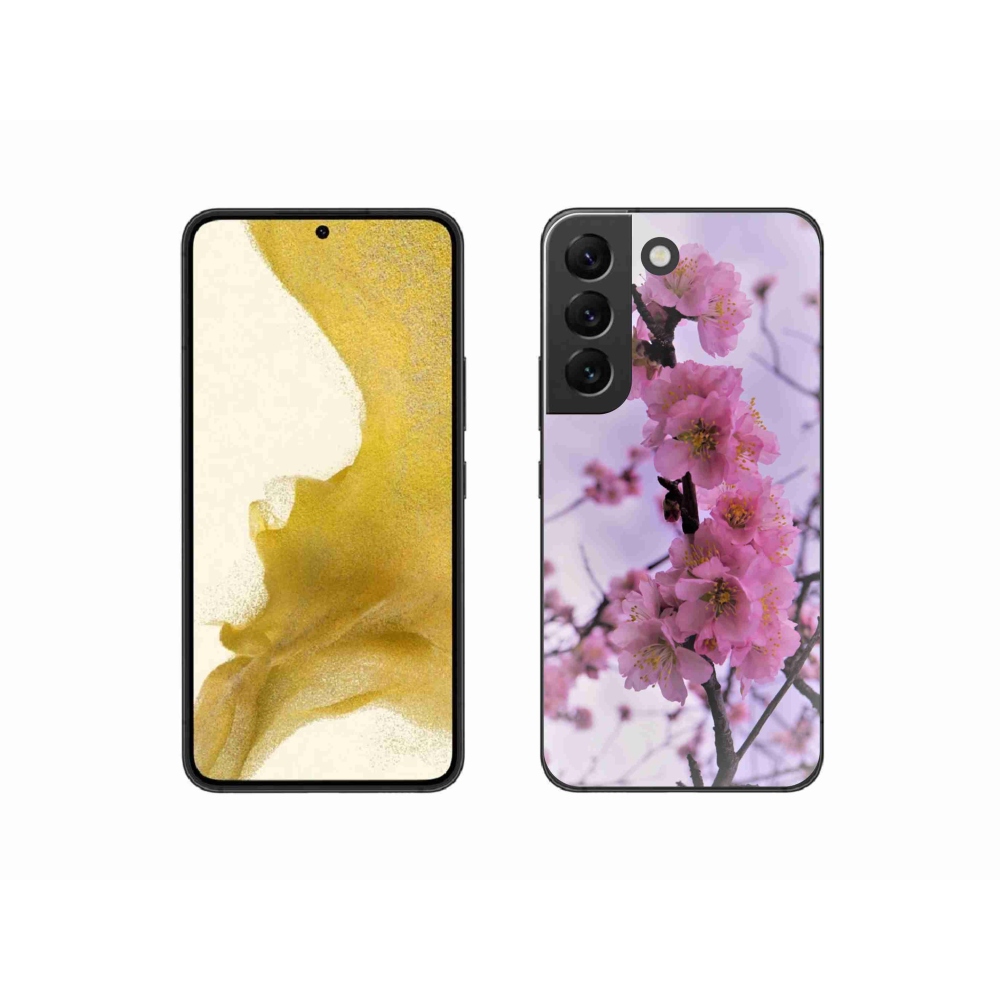 Gél borítás mmCase Samsung Galaxy S22 5G - virágok 7