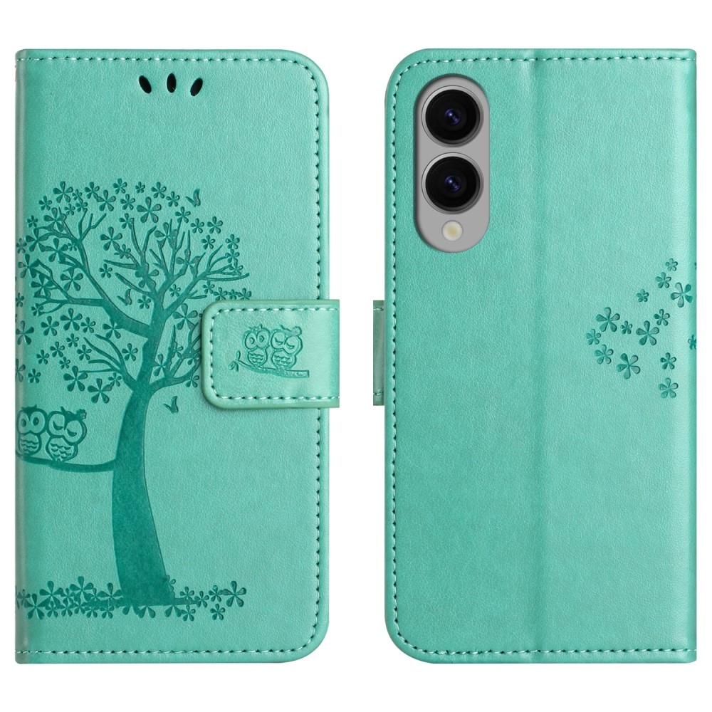 Fa könyv tok Samsung Galaxy S25 Edge készülékhez - teal - teal