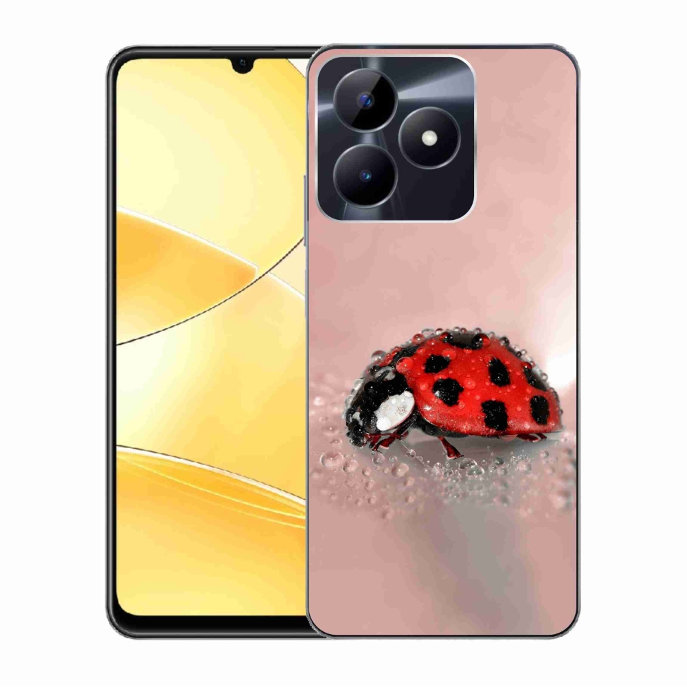 Zselés borító mmCase a Realme C51/C53 készülékhez - katicabogár