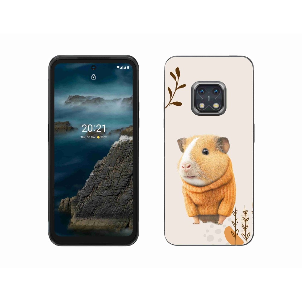 Gélborítás mmCase a Nokia XR20 készülékhez - tengerimalac a pulóverben