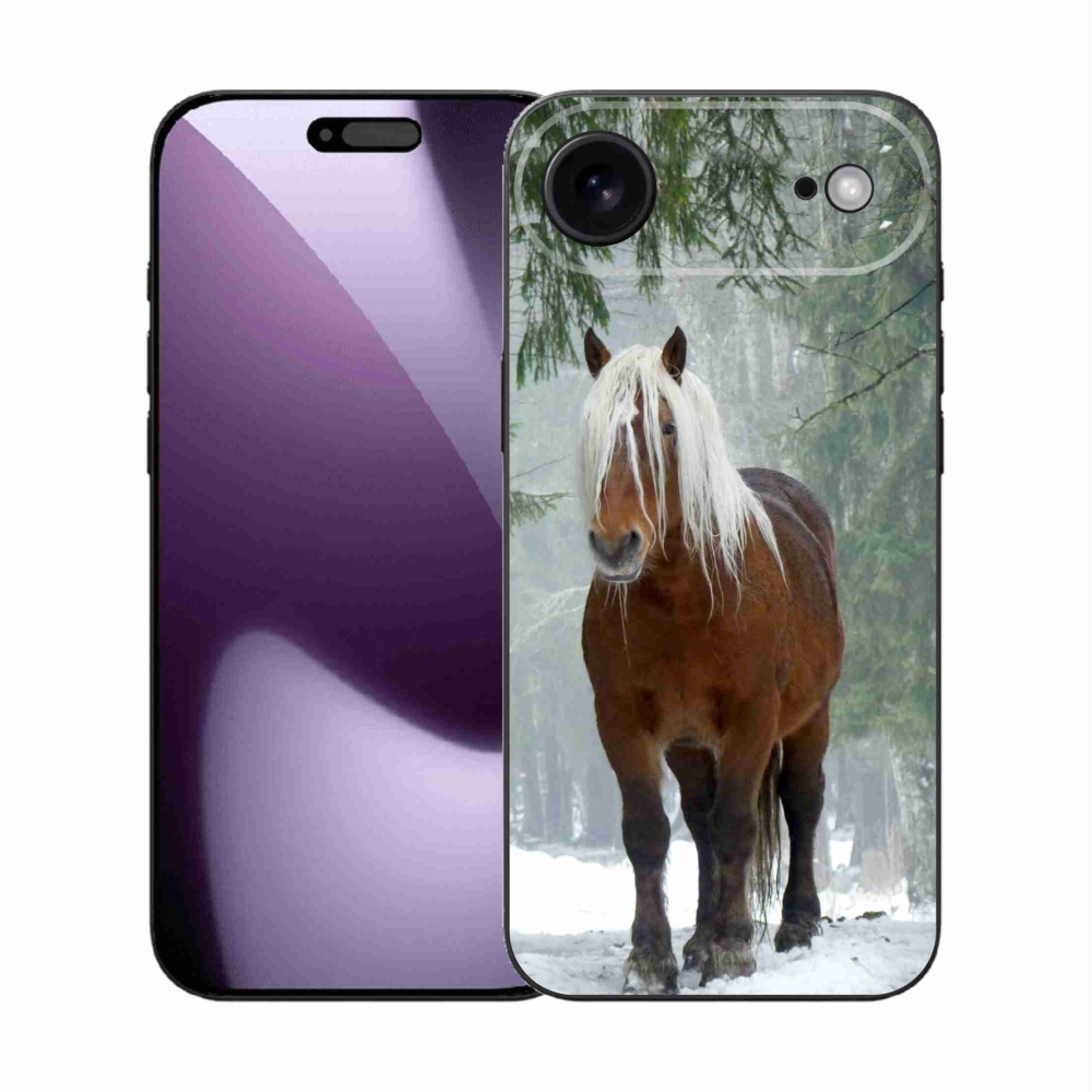 Zselés borítás mmCase iPhone 17 Air készülékhez - ló az erdőben
