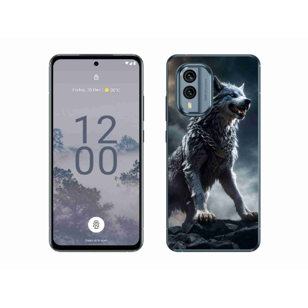 Zselés borítás mmCase a Nokia X30 5G készülékhez - farkas 1