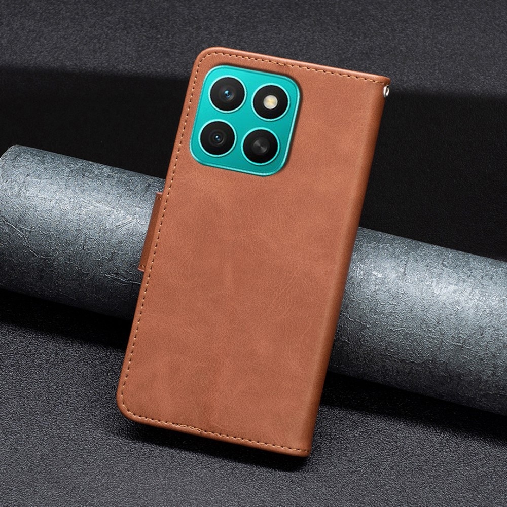 Könyvtáska Honor X8c tokhoz - barna