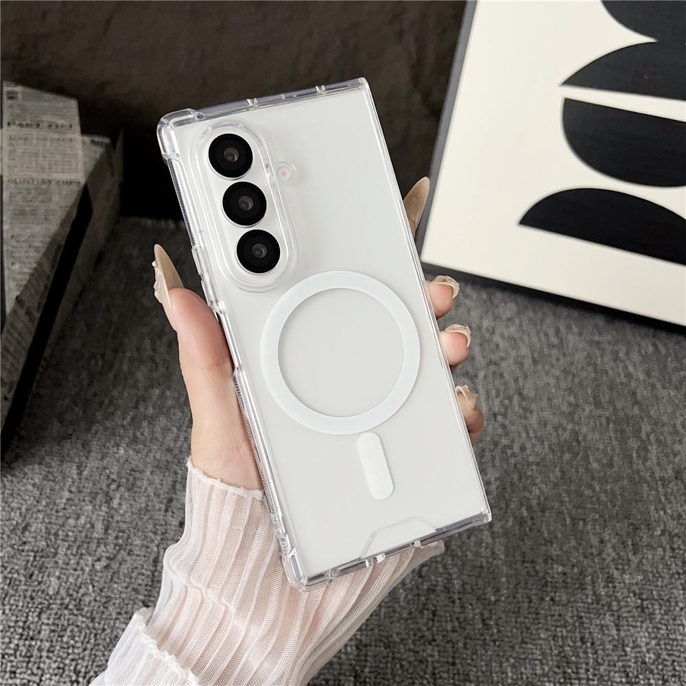 Akril műanyag borítás MagSafe-rel a Samsung Galaxy Z Fold7 5G készülékre - átlátszó