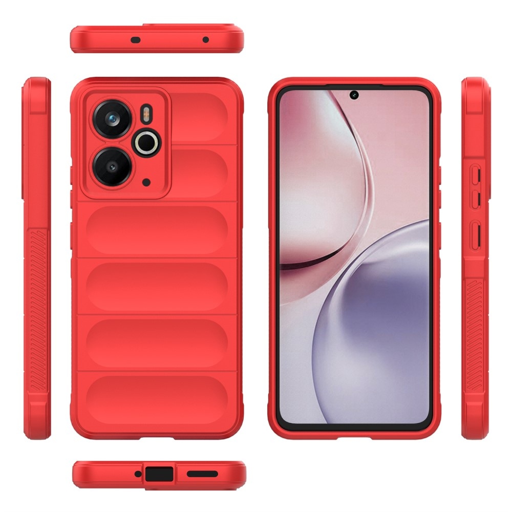 Rugg tartós zselés tok a Realme 14 5G készülékhez - piros