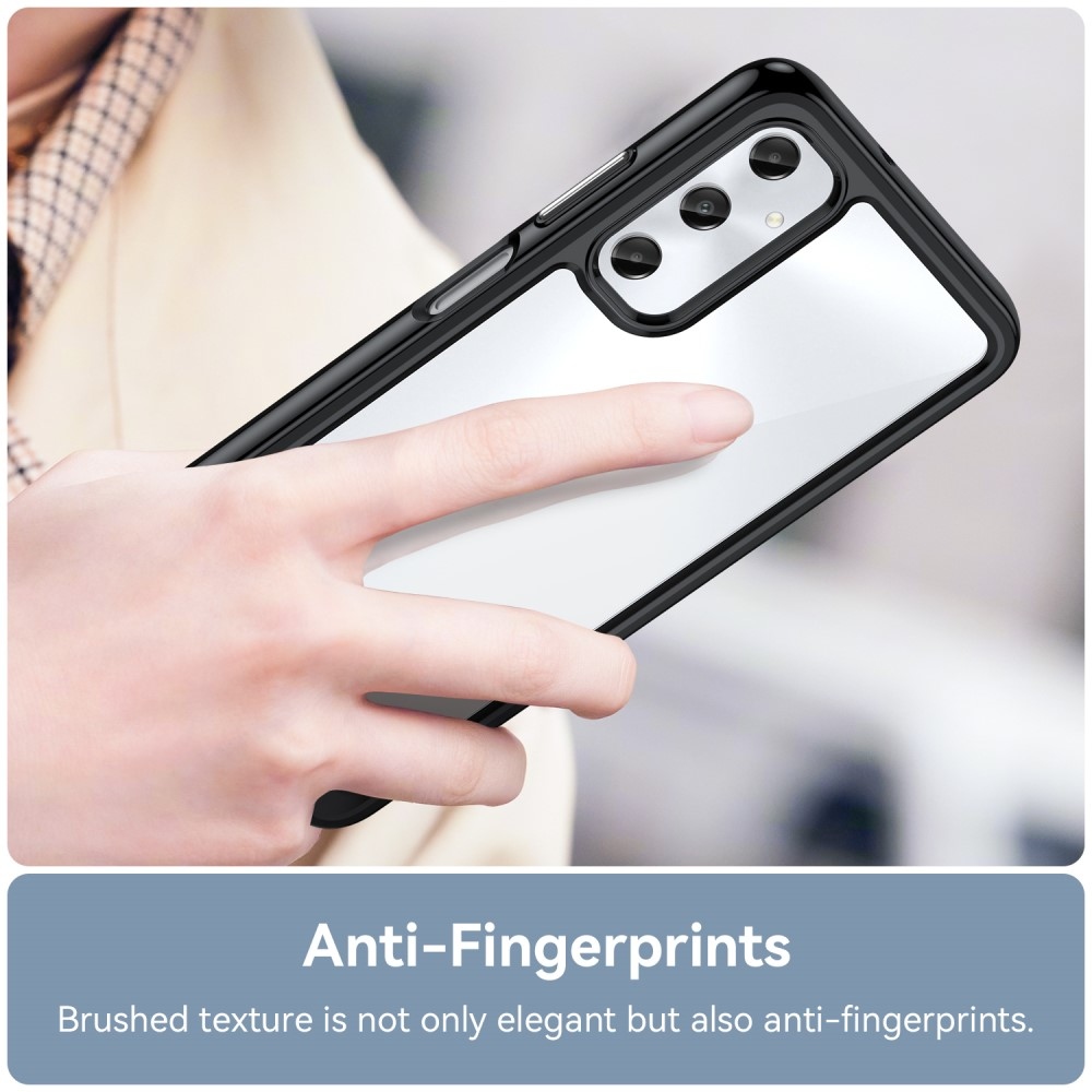 Gél tok fix hátlappal Samsung Galaxy A05s készülékhez - fekete