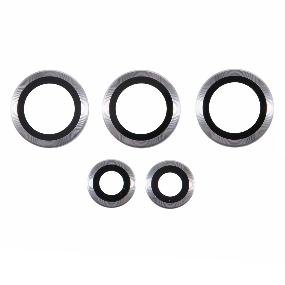 Fém kamera lencse üveg Samsung Galaxy S25 Ultra (3 különálló üveg) - ezüst