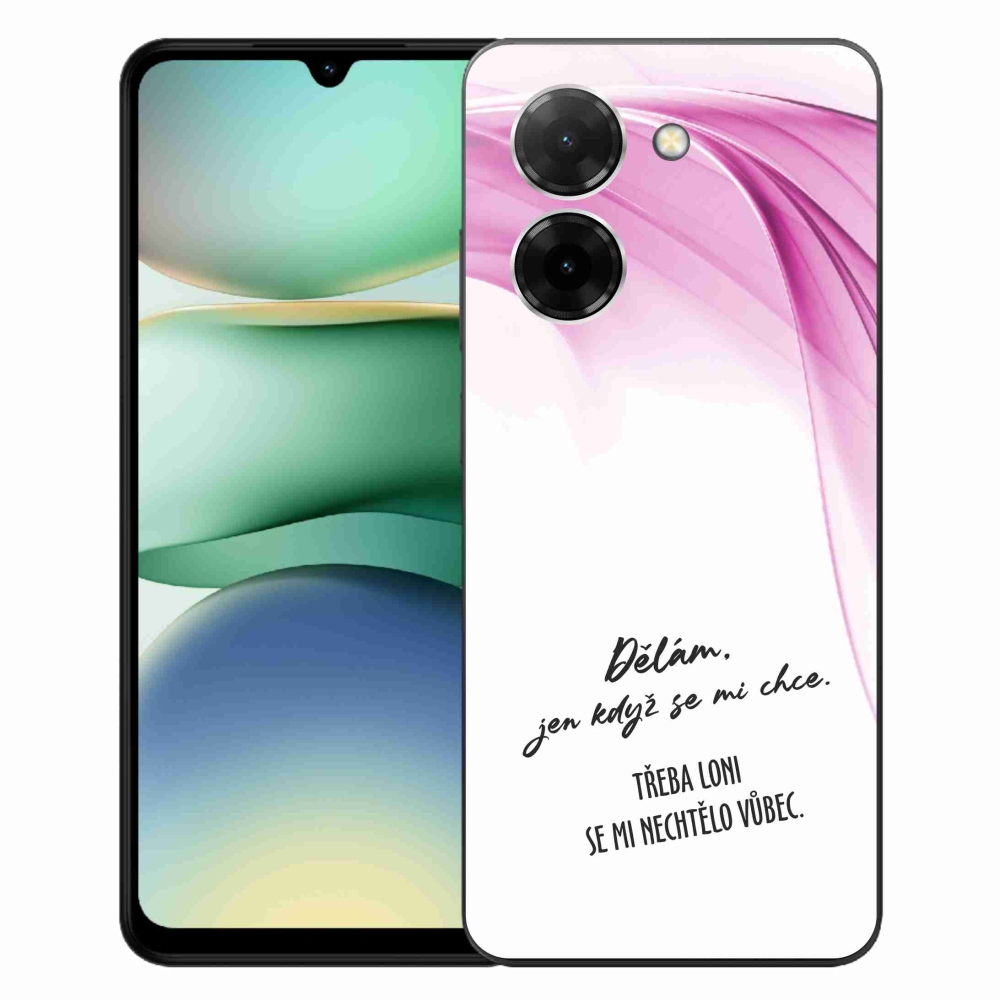 Gél borító mmCase a Xiaomi Redmi A5 (171.7x77.8x8.3mm) - vicces szöveg 12 fehér háttérrel