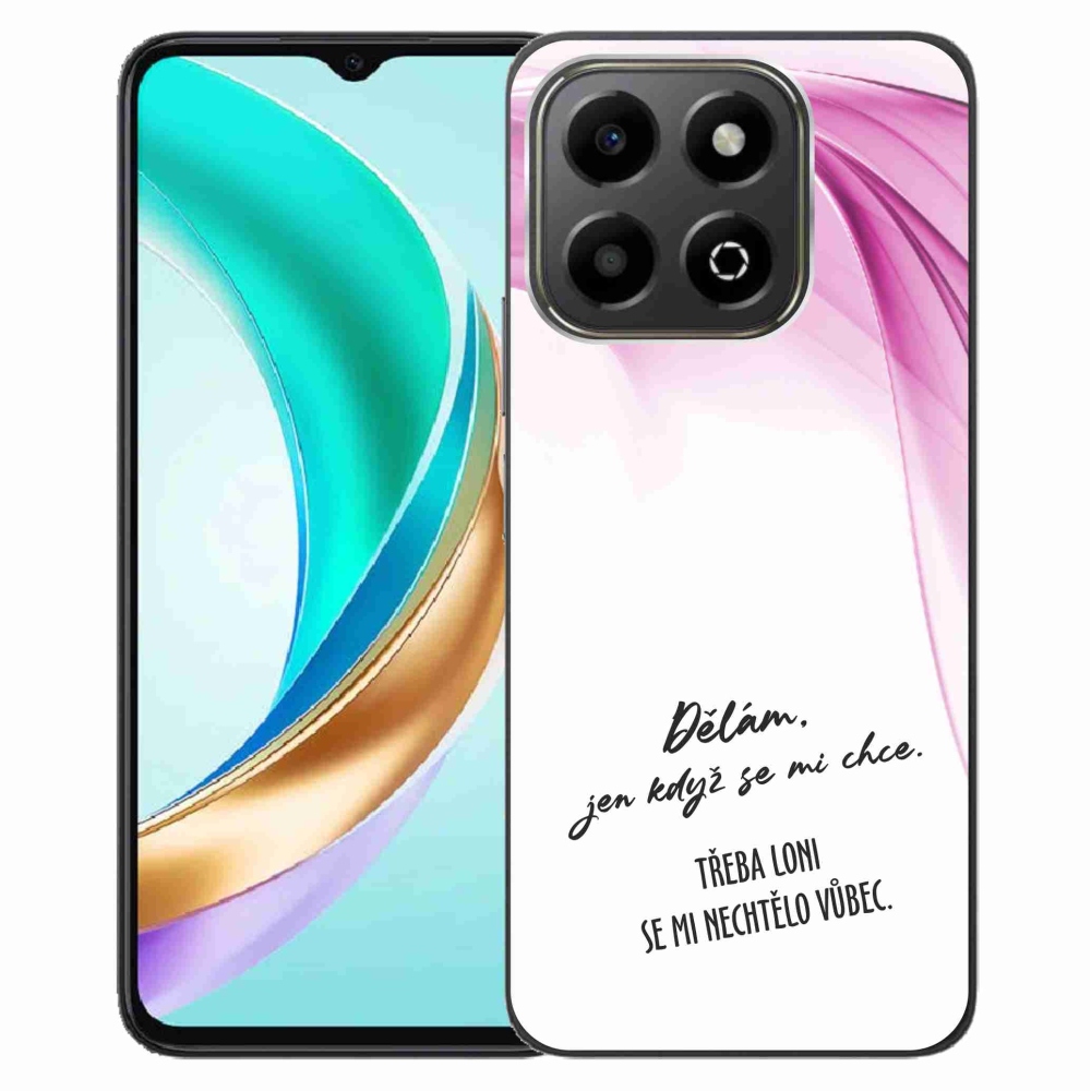 Gél borító mmCase a Honor X6b készülékhez - vicces szöveg 12 fehér háttér