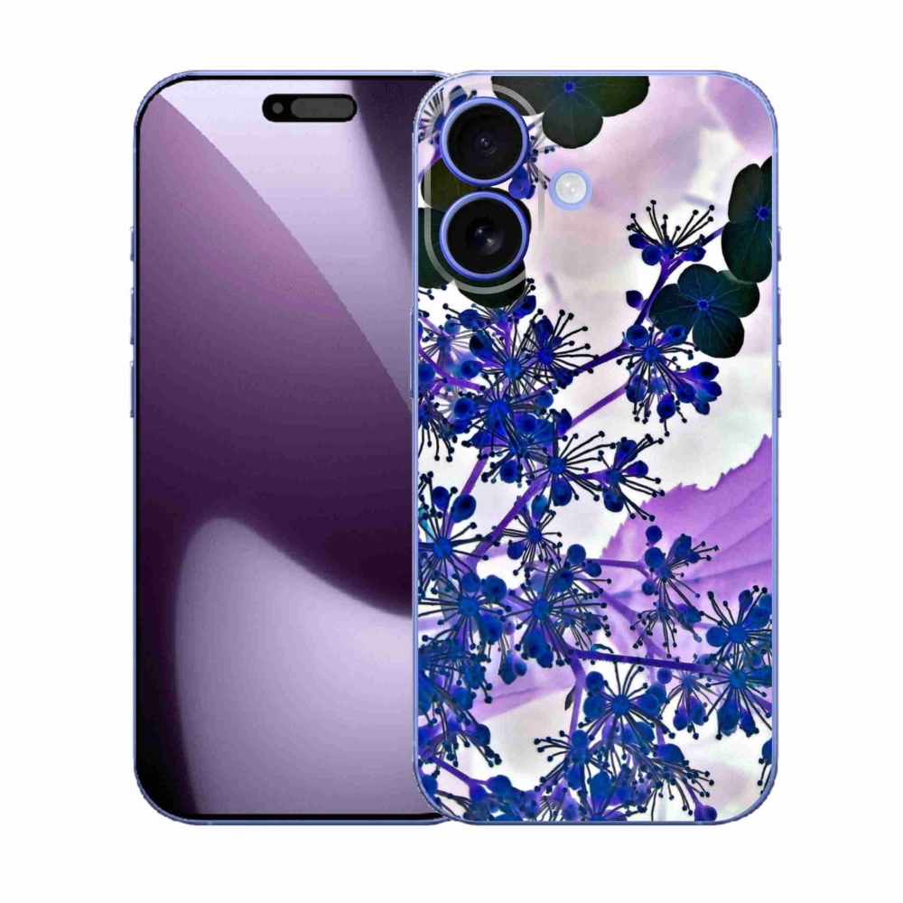 Zselés borítás mmCase iPhone 17 készülékhez - hortenzia virág