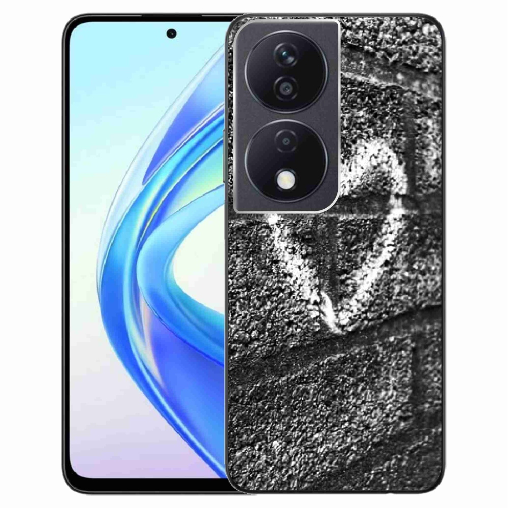 Zselés borítás mmCase a Honor X7b/Honor 90 Smart készülékhez - szív a falon