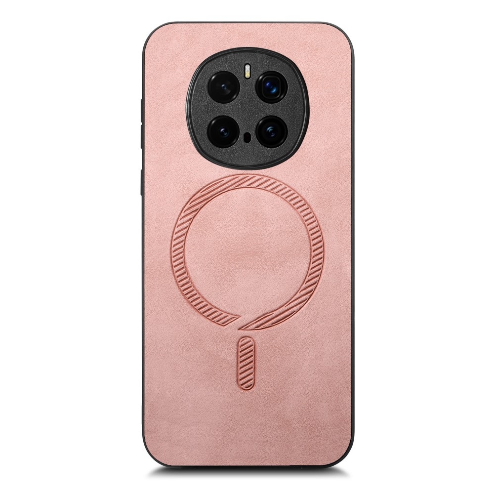 Skiny gél tok műbőrrel és MagSafe támogatással a Honor Magic 7 Pro 5G számára - rózsaszínű